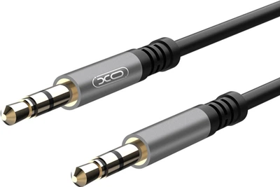 Кабель XO NB121 Audio Cable jack 3.5 мм - jack 3.5 мм 1 м Black (6920680864591)
