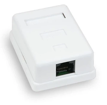 Комп'ютерна розетка Hypernet UTP RJ45 Cat.5e неекранована зовнішня (MB-UTP1)