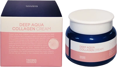 Крем для лица с коллагеном Tenzero Deep Aqua Collagen Cream 100 г (8809628882546)