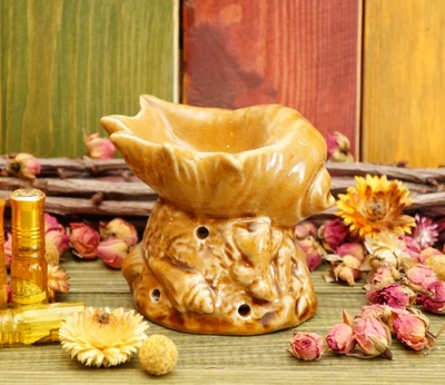 Аромалампа керамическая Морская Ракушка Коричневая