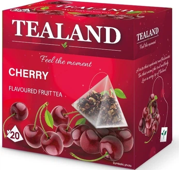 Чай фруктовий TEALAND CHERRY вишня в пірамідках, 40 г