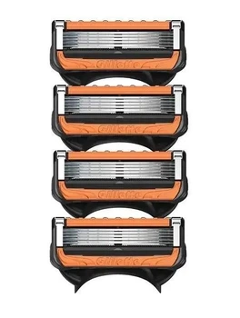 Сменные картриджи для бритья (лезвия кассеты) мужские Gillette Fusion5 ProGlide Power без упаковки кассеты 4 шт