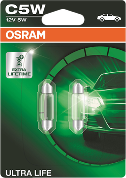 ⭐ Сигнальная софитная лампа накаливания OSRAM C5W, 41mm, 12v