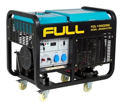 Генератор дизельний Full Generator FDL 13500SE 11 кВт з мідною обмоткою чиста синусоїда електричний стартер (Full_FDL 13500SE_11)