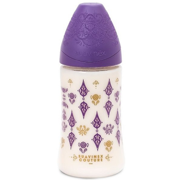 Бутылочка для кормления Suavinex Couture 270 мл фиолетовая (304161)