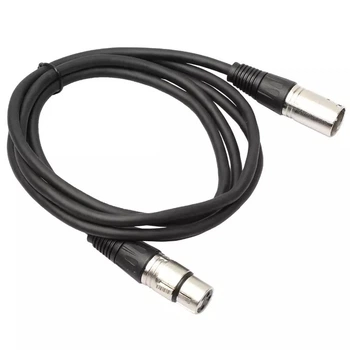Кабель для микрофона Manchez T50 XLR (папа) - XLR (мама) 2м Black (3_02466)