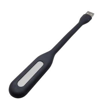 Портативний гнучкий USB ліхтарик світлодіодний LED лампа 17*1.8cm 1,5W Чорний Autoexpect (06135)