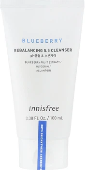 Балансувальна пінка для вмивання із екстрактом чорниці - Innisfree Blueberry Rebalancing 5.5 Cleanser 100ml (599945-58700)