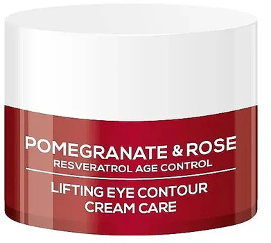 Подтягивающий крем для кожи вокруг глаз "Гранат и Роза" - BioFresh Via Natural Pomergranate & Rose Lifting Eye Contour Cream Care 25ml (1139787-104399)