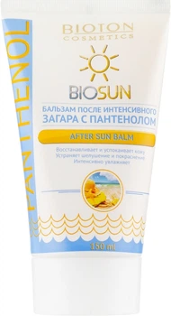 Бальзам після інтенсивної засмаги, з пантенолом - Bioton Cosmetics BioSun 150ml (479271-73074)
