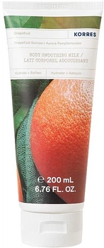 Молочко, що розгладжує для тіла "Грейпфрут" - Korres Grapefruit Sunrise Body Smoothing Milk 200ml (1123104-101447)