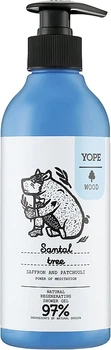 Гель для душу "Сандал, шафран та пачулі" - Yope Shower gel Sandalwood, Saffron, Patchouli 400ml (931184-100210)