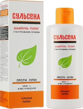 Шампунь-пілінг проти лупи з натуральним скрабом - Сульсена 150ml (1026483-31337156)