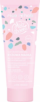 Маска многофункциональная с рисовой вытяжкой 4 в 1 - BodyBoom HairBoom Rice Rehab 200ml (1078699-130428)