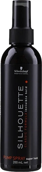 Лак для волосся сильної фіксації Schwarzkopf Silhouette Pumpspray super hold 200 мл
