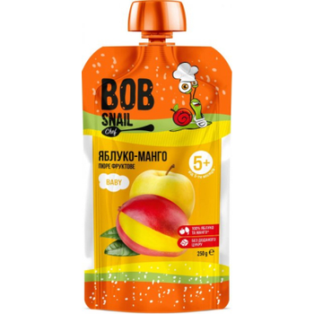 Детское пюре Bob Snail Улитка Боб Яблоко-манго 250 г (1740793)