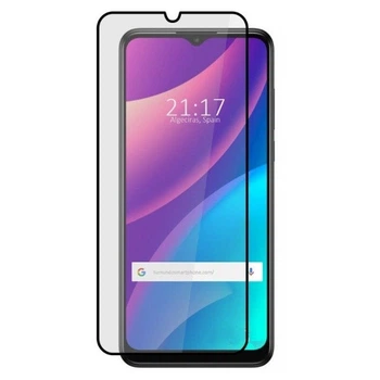 Защитное стекло LUX для TCL 30 Plus (T676K) черный Full Сover Full Glue 0,3 мм