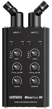 Аудиоинтерфейс CEntrance MixerFace R4R+Centrance PivotMic PM1
