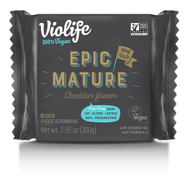 Веганський сир Violife "Епік" (зрілий чеддер) 200г