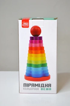 Пірамідка дерев'яна 4FUN Game 63966