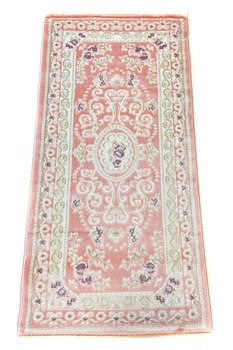 Класичний килим Flower 0.7х1.4 м. PINK P658B