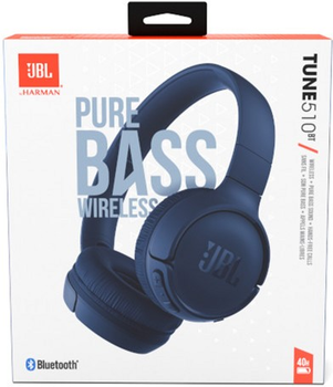 Навушники JBL TUNE 510 BT Blue (JBLT510BTBLUEU)