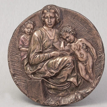 Картина-медальон Veronese Мария с Иисусом 22 см (75383 A4)