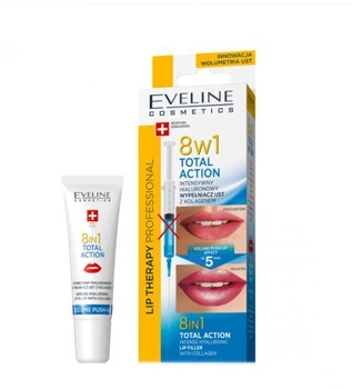 Филлер гиалуроновый с коллагеном для губ Total&nbsp;Action 8в1 Eveline Cosmetics Lip Therapy Professional