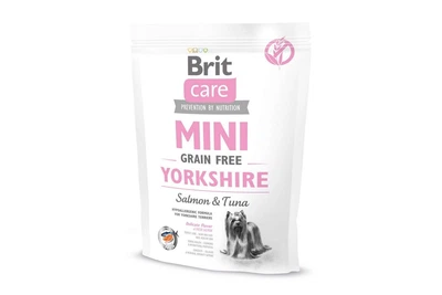 Корм сухий для йоркширських тер'єрів Brit Care GF Mini Yorkshir з лососем та тунцем 400г