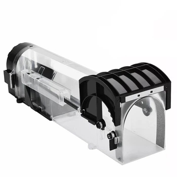 Мишоловка живоловка багаторазова з прозорого пластику Humane Trap (НТ-25295)