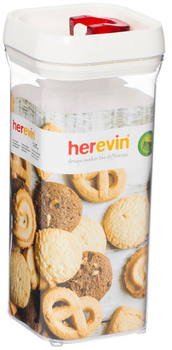 Контейнер для сыпучих продуктов Herevin Red 1.5 л (161203-001)