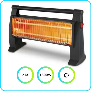 Инфракрасный обогреватель LUXELL by Kumtel LX-2820m 1500W Black UA