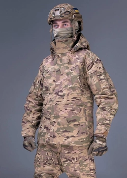 Штурмовая куртка UATAC GEN 5.2 с флисовой парой (XXL) Мультикам (Multicam) STEPPE (Степь)