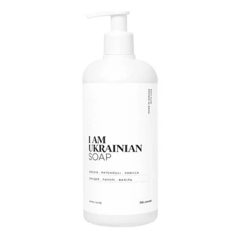 Жидкое мыло с ароматом орхидеи, пачули, ванили I AM UKRAINIAN DeLaMark 500 мл 4820152333124