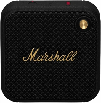 Беспроводная Bluetooth-колонка Marshall Willen, 15 часов воспроизведения, водонепроницаемая, быстрая зарядка.