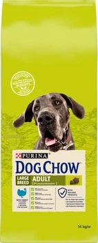Sucha karma dla psów dużych ras od 2 roku życia Dog Chow Large Breed z indykiem 14 kg (7613034487926)