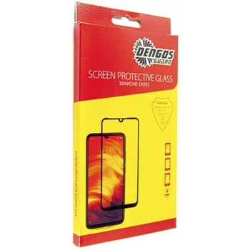 Стекло защитное Dengos Full Glue Oppo A57s black frame (TGFG-234)