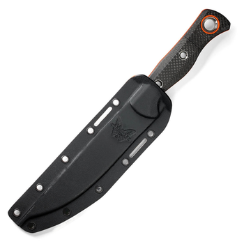 Нож нескладной с чехлом Benchmade 15500OR-2 Meatcrafter orange, CF 280 мм