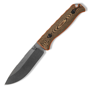 Нож нескладной с чехлом Benchmade 15002-1 Saddle Mountain Skinner richlite, 221 мм