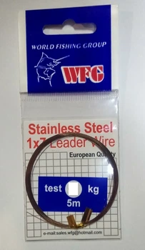 Повідковий матеріал WFG 1*7 Stainless steel Leaders 5м/9кг