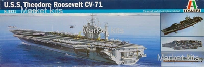 Американский авианосец Theodore Roosevelt (CV-71) 1:720 ITALERI (IT5531)