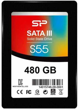 Dysk SSD Silicon Power Slim S55 480GB 2.5" SATAIII TLC (SP480GBSS3S55S25)