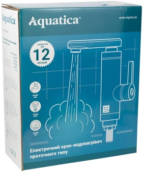 Электрический проточный водонагреватель AQUATICA 3 кВт для кухни (NZ-6B312W) 9797143