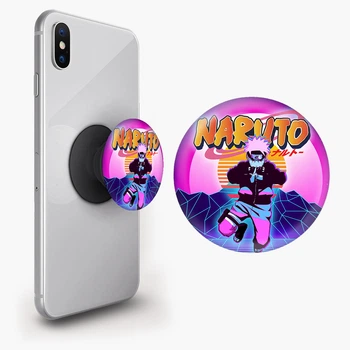 Попсокет (Popsockets) держатель для смартфона Наруто Узумаки (Naruto Uzumaki) (8754-2629-BK) Черный