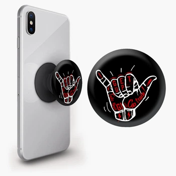 Попсокет (Popsockets) держатель для смартфона Иди трень (8754-2000-BK) Черный
