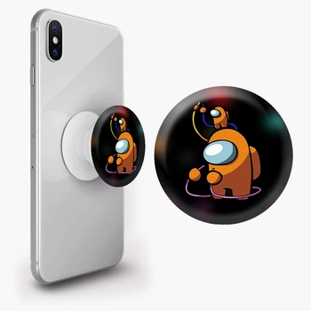 Попсокет (Popsockets) держатель для смартфона Аммонг Ас (Among Us) (8754-2413-WT) Белый