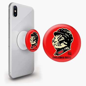 Попсокет (Popsockets) держатель для смартфона Котейка (8754-2062-WT) Белый