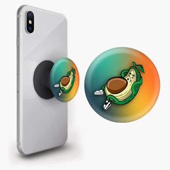 Попсокет (Popsockets) держатель для смартфона Авокадо (8754-2030-BK) Черный