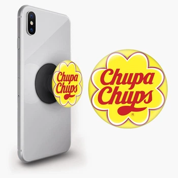 Попсокет (Popsockets) держатель для смартфона Чупа Чупс(Chupa Chups) (8754-1981-BK) Черный