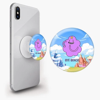 Попсокет (Popsockets) держатель для смартфона Принцесса похлебка (Lumpy Space Princess) (8754-1578-WT) Белый
